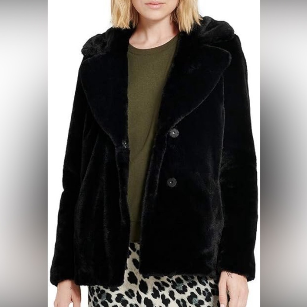 UGG Rosemary Fur Coat - Size Medium NWOT! - Picture 3 of 11